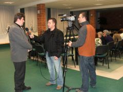 A helyi TV interjúja Dr. Rémiás Tiborral