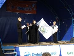 Áldás a Polgárőrség új zászlójára