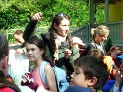 A díjátadás forgatagában