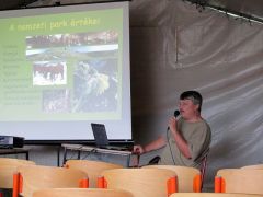 Az Aggteleki Nemzeti Park előadásán