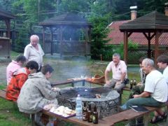 Estefelé - csendes gombasütögetés