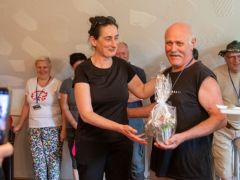 Tusnády Zsanett egy varashátú galambgombával nyerte a második díjat