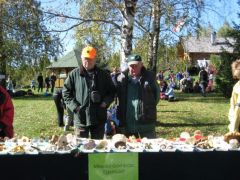 A gombabemutató ügyelői