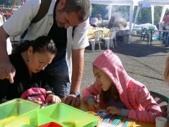 A kifestő, a totók most is vonzóak voltak