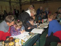 Csilla a gyerekekkel