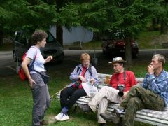 Kis pihenő a nagy munka után...