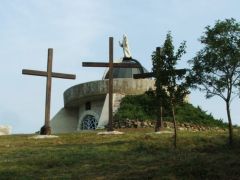 Búcsúzóul a Kálvárián, az új kápolnánál