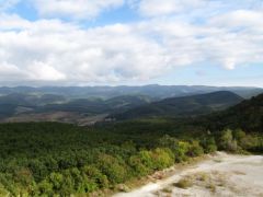 Kilátás a Bükkre a kőbányából