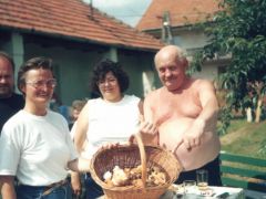 Dr. Kozma Imre hétvégi házánál