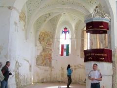 A középkori templomban